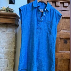 Double R linen mini Dress from highland park boutique org $500